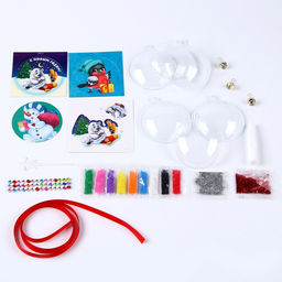 Ёлочные шары своими руками «Новый год! Дед Мороз», 3 шт, набор для творчества