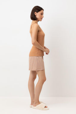 Е 20159/индийский загар,геометрический орнамент пижама жен