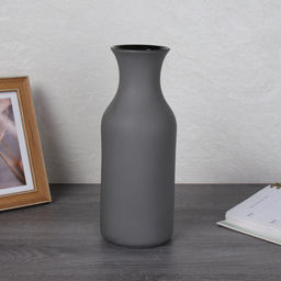 Ваза 27,5 см серая / FRE-618 /уп 12/ без индивидуальной упаковки - Галеонтрейд фото 2