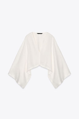 ASYMMETRIC CAPE KIMONO - Zara фото 5