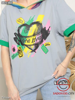 Женская футболка с принтом