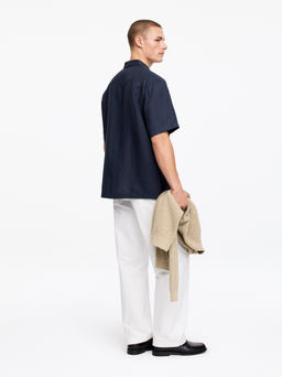 Camisa resort de lino - H&m фото 5