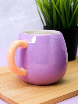 Кружка керамическая Cat, violet (450 мл)