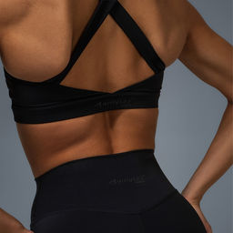 Топ спортивный ONLYTOP Comfort, размер M, чёрный