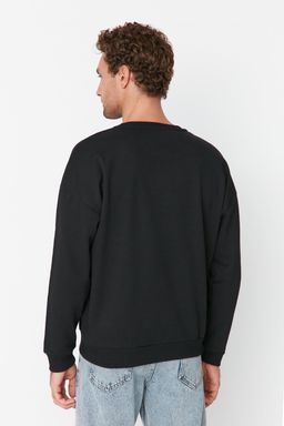 TRENDYOL MAN Tas Bisiklet Yaka Oversize Uzun Kol Sweatshirt TMNAW23SW00191 - Trendyolmilla фото 13