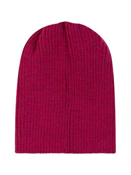 Шапка вязаная малина Ш-103 (58)