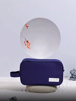 Kristaller Косметичка дорожная мужская Travel Have a good trip, синий