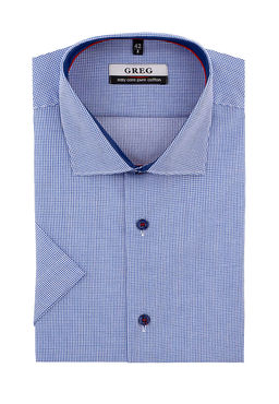 Сорочка мужская короткий рукав GREG 214/101/7308/Z/1p_GB  фото 3