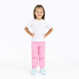 Брюки детские розовые 455/1 (122, 64)