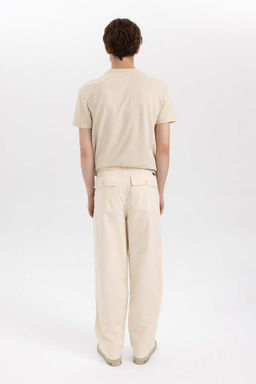 Широкие брюки с нормальной талией и широким узором Baggy Fit - Defacto фото 9