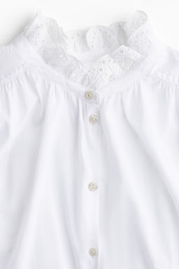 Blusa con bordado ingles - H&m фото 6