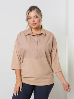 Блузка 1420 песочный