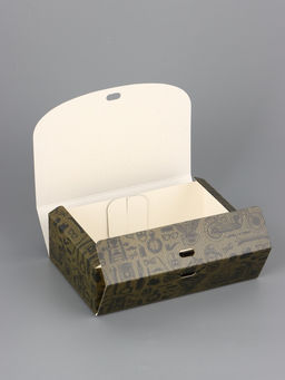 Цена за 5 шт. Подарочная коробка сборная с окном «Мужская», 16.5×11, 5×5 см