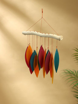 Музыка ветра «Падающие листья», 30×2×40 см, дерево, стекло