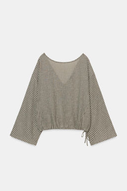 CAMISA CAPA CUADROS / Gris medio - Zara фото 4