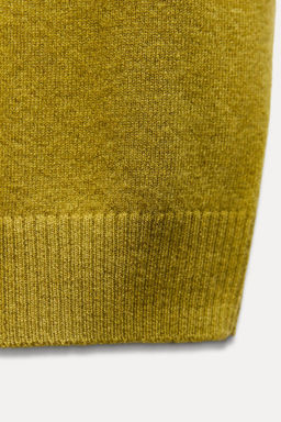 100% WOOL SCARF KNIT TOP - Zara фото 9