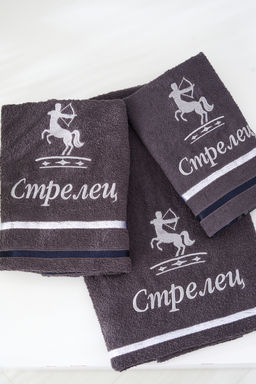 14418/10 Знаки зодиака полотенце махровое плотность 350гр