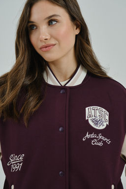 Бомбер утепленный Темно-фиолетовый - Anta фото 2