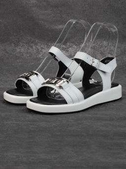 08-PED134-1 WHITE Босоножки женские (натуральная кожа)