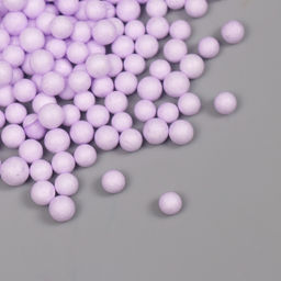Декор для творчества пенопласт «Ассорти шариков», сиреневый, набор 10 г