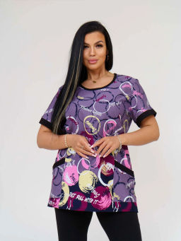 Костюм женский , цвет фиолетовый