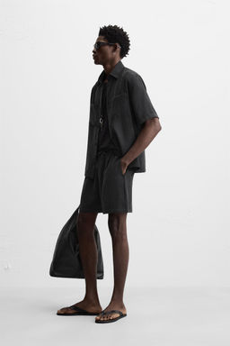 SHORT REGULAR FIT BERMUDA SHORTS - Zara фото 14