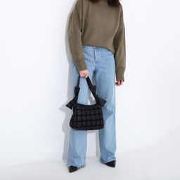 Сумка-мешок на молнии, длинный ремень, цвет чёрный - Simaland фото 7