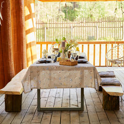 Скатерть Этель Butterflies 146?180 см, 100% хлопок, рогожка 186 г/м?