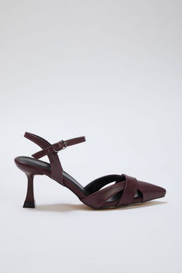 Trendyol Shoes Bej Cut Out Detayl? Sivri Burun Kad?n Klasik Topuklu Ayakkab? TAKSS25TO00029 - Trendyolmilla фото 8
