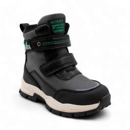 Ботинки мембранные на меху А6672-3 серые