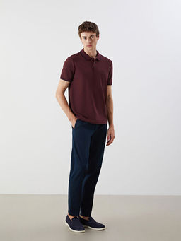 Polo Yaka K?sa Kollu Erkek Dokulu Ti??rt