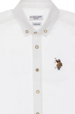 Erkek _ocuk Beyaz K_sa Kollu G_mlek Sepette S_rpriz _ndirim - U.s. polo assn фото 4