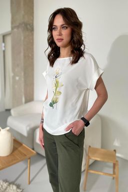 Топ Rumoda 2114 белый  фото 5