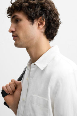 100% LINEN SHIRT - Zara фото 7
