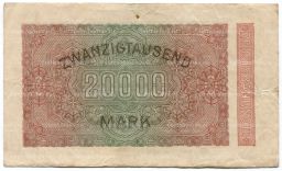 20000 марок 1923 года Германия