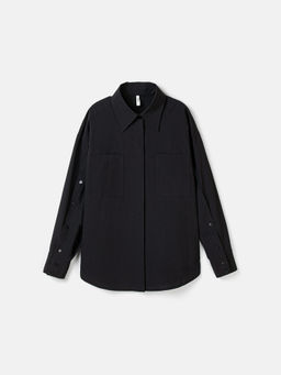 Рубашка из 100% хлопка "Уголь" женская