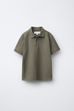 POLO B?SICO PIQU? / Gris oscuro