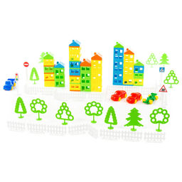 Конструктор Построй свой город (146 элементов) (в пакете) - Полесье фото 2