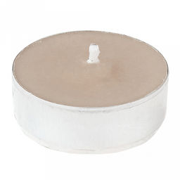 Свеча чайная "Рождественское печенье-1" д3,7см, h1,5см, ароматизированная, парафин, малая, время горения 4 часа, 15гр, набор 6шт (Россия)