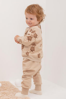 Crockid _ КР 400593/темно-бежевый к410 брюки для мал