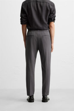 COMFORT FIT JOGGER WAIST TROUSERS - Zara фото 12
