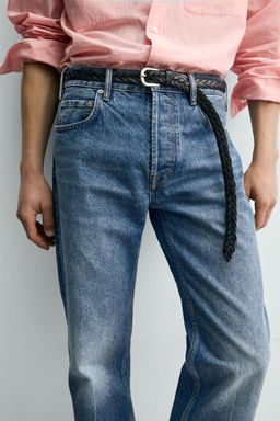 JEANS STRAIGHT FIT BOOTCUT AARON LEVINE X ZARA / Azul medio  фото 6