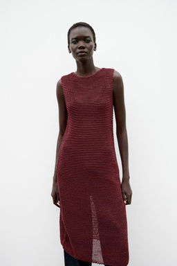 TEXTURED KNIT DRESS - Zara фото 3