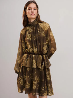 Платье мини с поясом / Zarina  фото 4