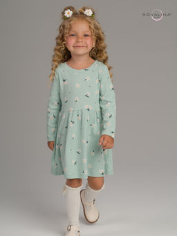 Платье Элла мятный букетик