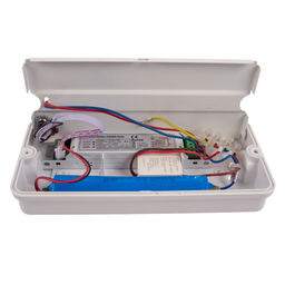 ULW-K25B 6W/4000K/EMG IP65 WHITE Светильник светодиодный влагозащищенный с БАП. Белый свет (4000K). 660Лм. Размер 220*105*50мм. Корпус белый. ТМ Uniel