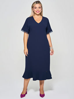 Платье 0421-1 черничный - Dora фото 26