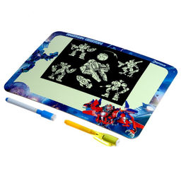 Набор для рисования светом «Трансформеры» + доска напиши и сотри, ручка с фонариком, маркер