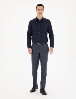 Lacivert Slim Fit Arm_rl_ Uzun Kollu G_mlek