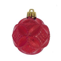 Набор из 6шт Украшение новогоднее Шар "Карнавал красок", D 6 см, L17,5 W6 H11,5 см